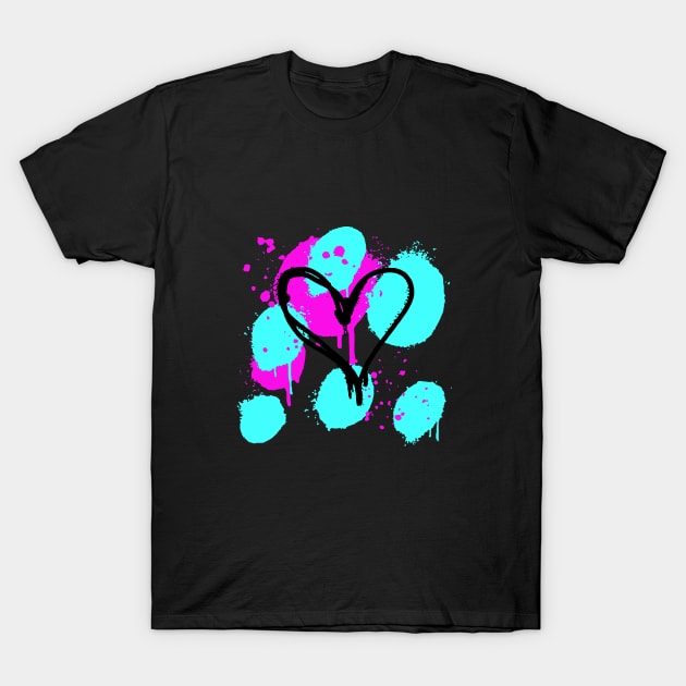 Graffiti Love T-Shirt by TeaShirts